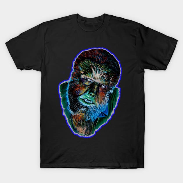 wolfman T-Shirt by Chris Hoffman Art